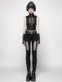 Black Gothic Punk Spine Shaped Harness