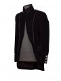 Black Long Sleeves Mens Gothic Coat