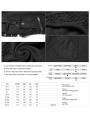 Black Gothic Punk Dark Knit Trousers for Women