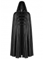 Black Gothic Retro Mystic Hooded Cloak for Men