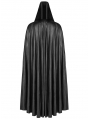 Black Gothic Retro Mystic Hooded Cloak for Men