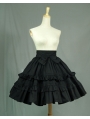 Black Bow Classic Sweet Lolita Skirt