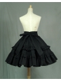 Black Bow Classic Sweet Lolita Skirt