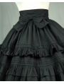 Black Bow Classic Sweet Lolita Skirt