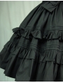 Black Bow Classic Sweet Lolita Skirt