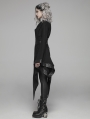 Dark Gothic Punk Asymmetric Kimono for Women