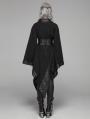 Dark Gothic Punk Asymmetric Kimono for Women