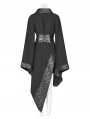 Dark Gothic Punk Asymmetric Kimono for Women