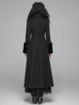 Black Gothic Gorgeous Long Winter Warm Coat for Women