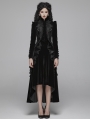 Black Vintage Gothic Lace Velvet Short Coat for Women