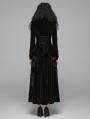 Black Vintage Gothic Lace Velvet Short Coat for Women