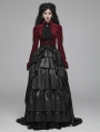 Black Vintage Gothic Palace Long Skirt