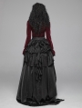 Black Vintage Gothic Palace Long Skirt