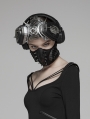 Black Gothic Punk Dark Rivet Mask for Women