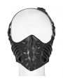 Black Gothic Punk Dark Rivet Mask for Women