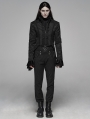 Black Gothic Victoria Dovetail Coat for Men