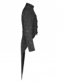 Black Gothic Victoria Dovetail Coat for Men