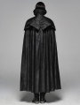 Black Noble Gothic Vampire Long Cloak for Men