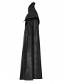 Black Noble Gothic Vampire Long Cloak for Men