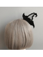 Black Gothic Halloween Witch Headband