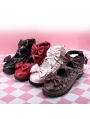 Black/Pink/Red/Brown Sweet Lolita Bow Shoes