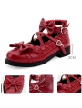 Black/Pink/Red/Brown Sweet Lolita Bow Shoes