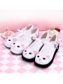 Black/White Sweet Lolita Cat Pattern Shoes