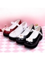 Black/White/Red Sweet Lolita Cat Paws Pattern Shoes