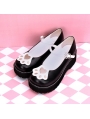 Black/White/Red Sweet Lolita Cat Paws Pattern Shoes