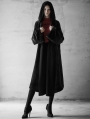 Black Fashion Street Gothic Witch Long Cardigan Jacket for Women