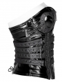 Black Gothic Love and Imprisonment Heavy Metal Heart-Shaped Corsetv
