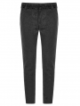 Black Vinatge Gothic jacquard Long Pants for Men