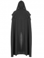 Black Retro Gothic Rococo Long Cloak for Men