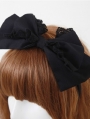 Black Bow Gothic Lolita HeadBand