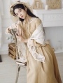 Vintage Long Sleeve Medieval Inspired Long Dress