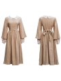 Vintage Long Sleeve Medieval Inspired Long Dress