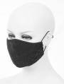 Black Gothic Cobweb Unisex Mask