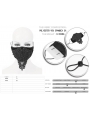 Black Gothic Lace Beading Mask for Women