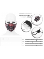 Red and Black Gothic Punk Mask for Women