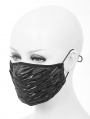 Black Gothic Punk Unisex Mask