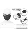 Black Gothic Punk Unisex Mask