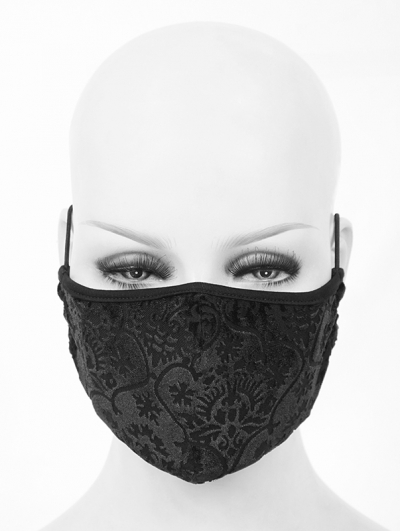 Black Vintage Gothic Unisex Mask