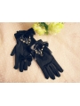 Black Bow Gothic Lolita Gloves
