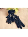 Black Bow Gothic Lolita Gloves