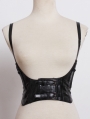 Black Gothic Punk PU Leather Buckle Belt Harness