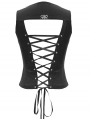 Black Sexy Gothic Punk Tank Top for Women