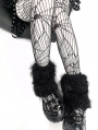 Black Gothic Punk Fishnet Tights