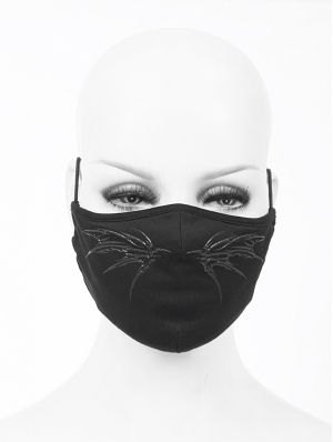 Black Gothic Punk Pattern Unisex Mask