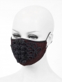 Red and Black Vintage Gothic Mask for Women