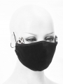 Black Gothic Cat Ear Mask for Women